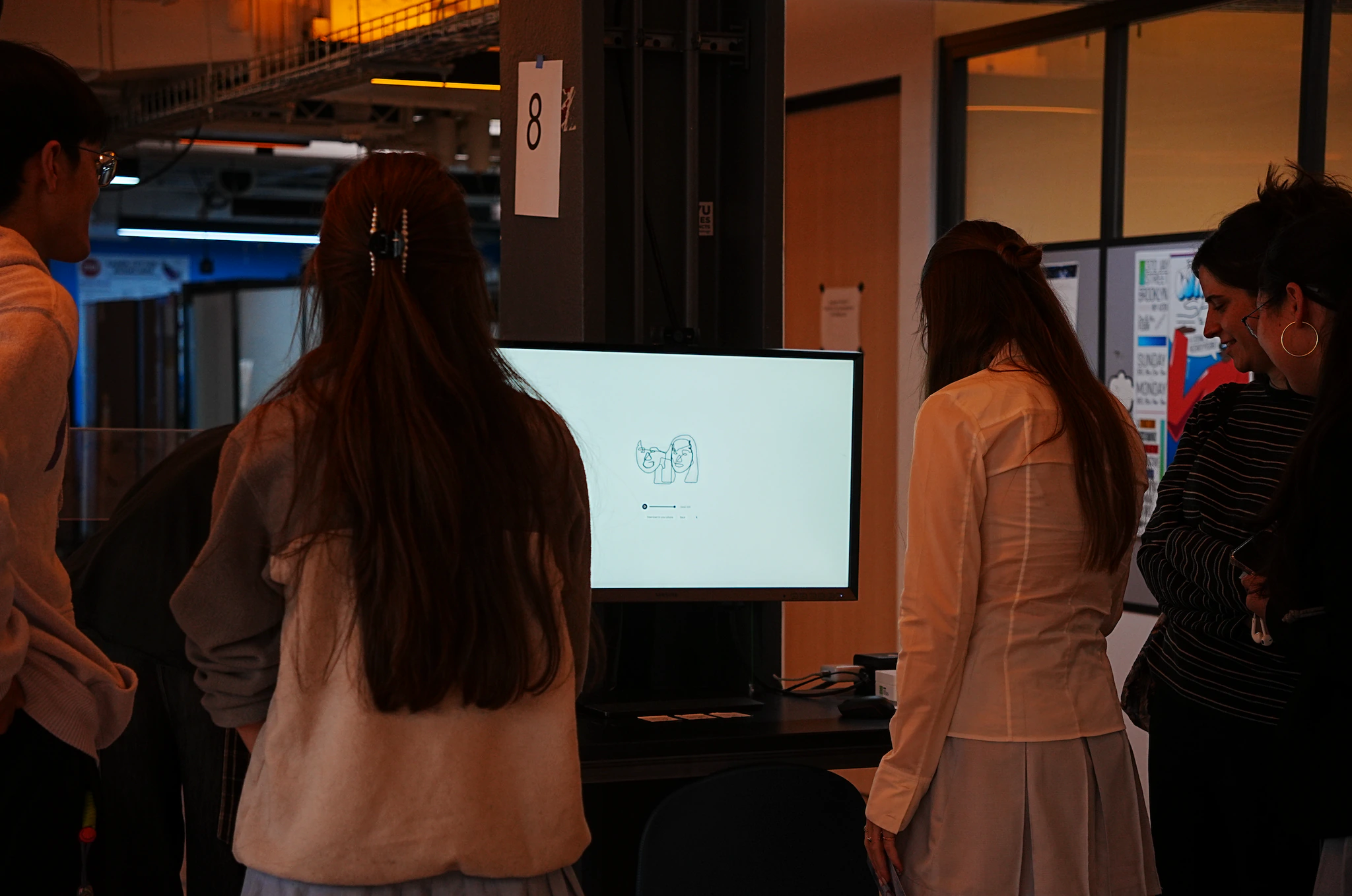 BioGlyph interaction at ITP Spring Show 2026